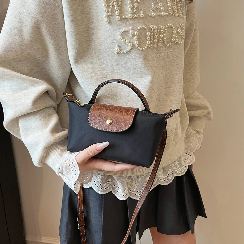 New Hot Sale Plaid Canvas Dumpling Bag | Crossbody Shoulder Bag & Lightweight Handbag Luxegan