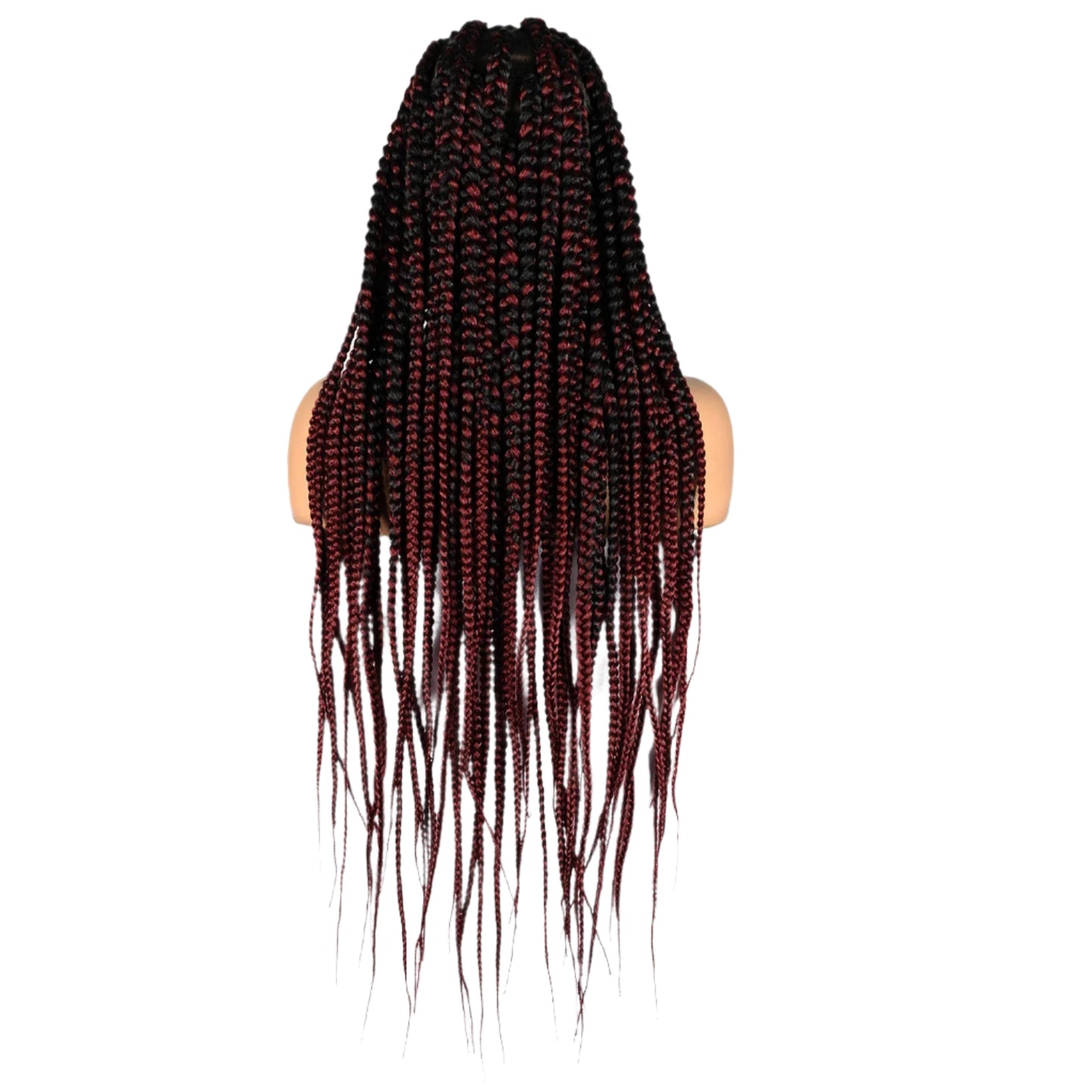 360 Knotless Box Braids Wig | Super Long | Full Lace | Baby Hair | Synthetic Braids | Black Women