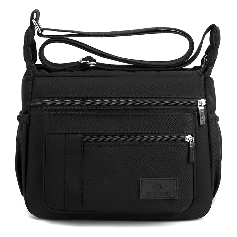 Waterproof Nylon Messenger Bag | Fashion Satchel Shoulder & Crossbody Luxegan