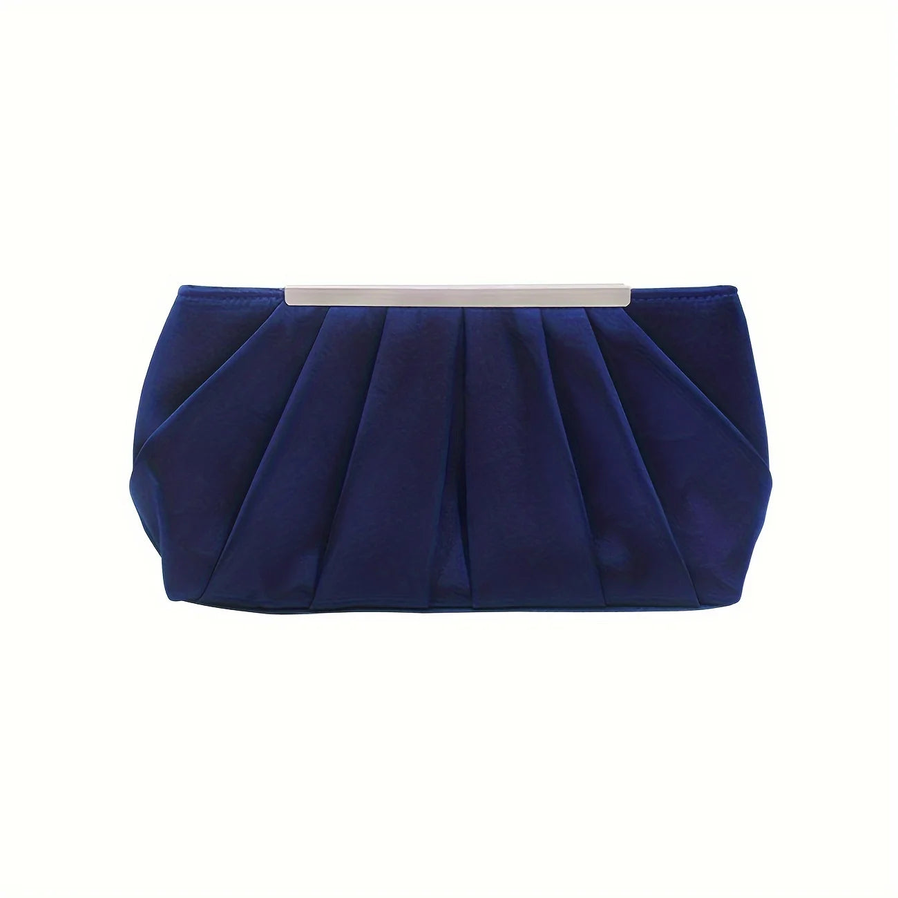 European and American Pleated Silk Polyester Dinner Bag | Simple and Generous Ladies' Hand Bag & Large Capacity Ladies' Bag Luxegan