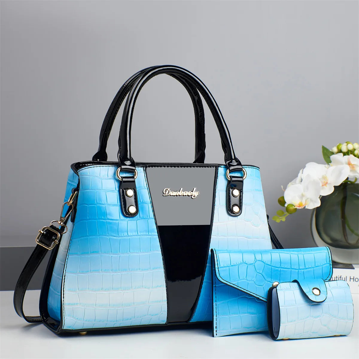 Luxury Designer Shoulder Crossbody Bags High-quality 3Piece Set Women Bags | Fashion Ladies Handbags Crossbody Messenger Bag Sac Luxegan