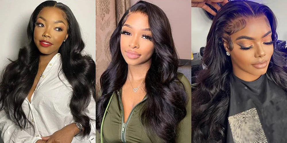 Ombre Body Wave Lace Front Wig | 180% Density Brazilian Remy Human Hair (13x4 & 4x4, Pre-Plucked) Luxegan