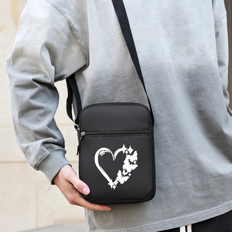 Unisex Mini Crossbody Bag | Compact Phone Pouch with Adjustable Strap Luxegan