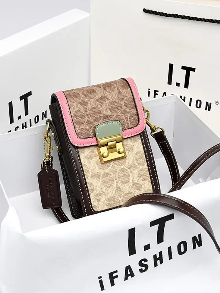 Luxury Replica Mini Circular Crossbody Tote | Patent Leather Designer Bag Luxegan