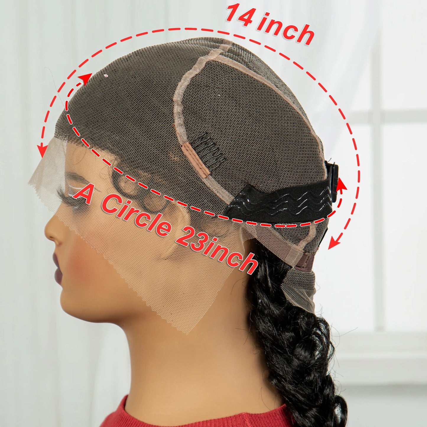 38" Knotless Twist Cornrow Braids Wig | Full Lace | Baby Hair Luxegan