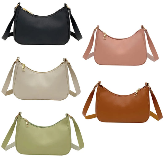 Fashionable Women’s Underarm Bag | Sophisticated PU Leather Party Clutch | Elegant Minimalist "Minaudière" Purse | "Dignified" Structured Handbag for High-Fashion Social Events Luxegan