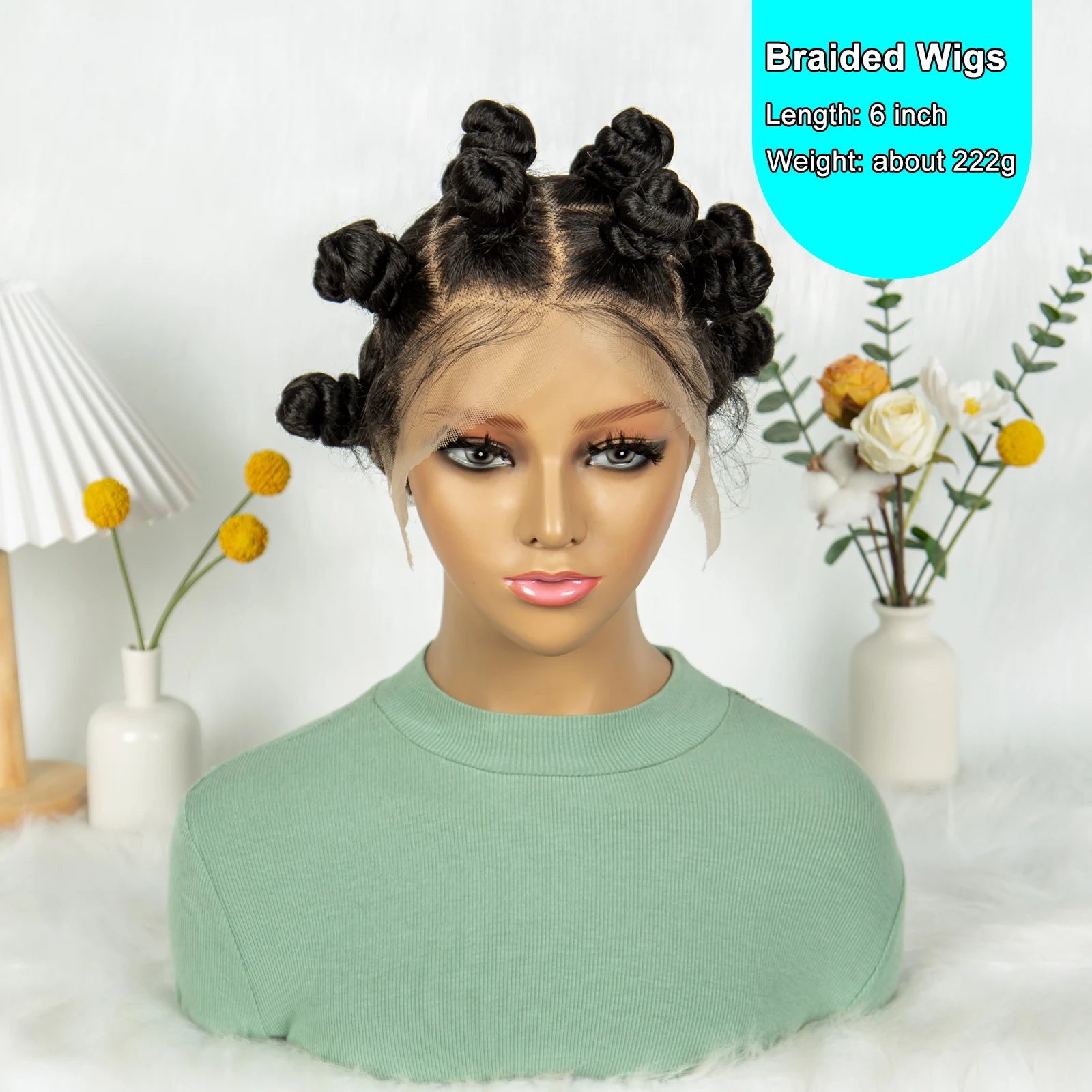 KIMA Easy Install Bantu Braids Wig | Lace Front Luxegan
