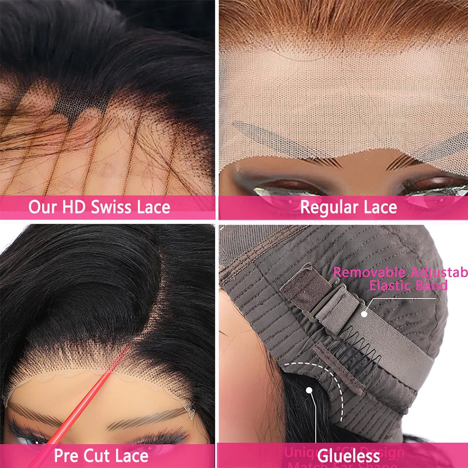 Vietnamese | 100% Raw Hair | Bouncy Loose | Wave | Pre Cut | Glueless | HD | Lace Closure | Wear And Go | 100% Human Hair Wigs Luxegan