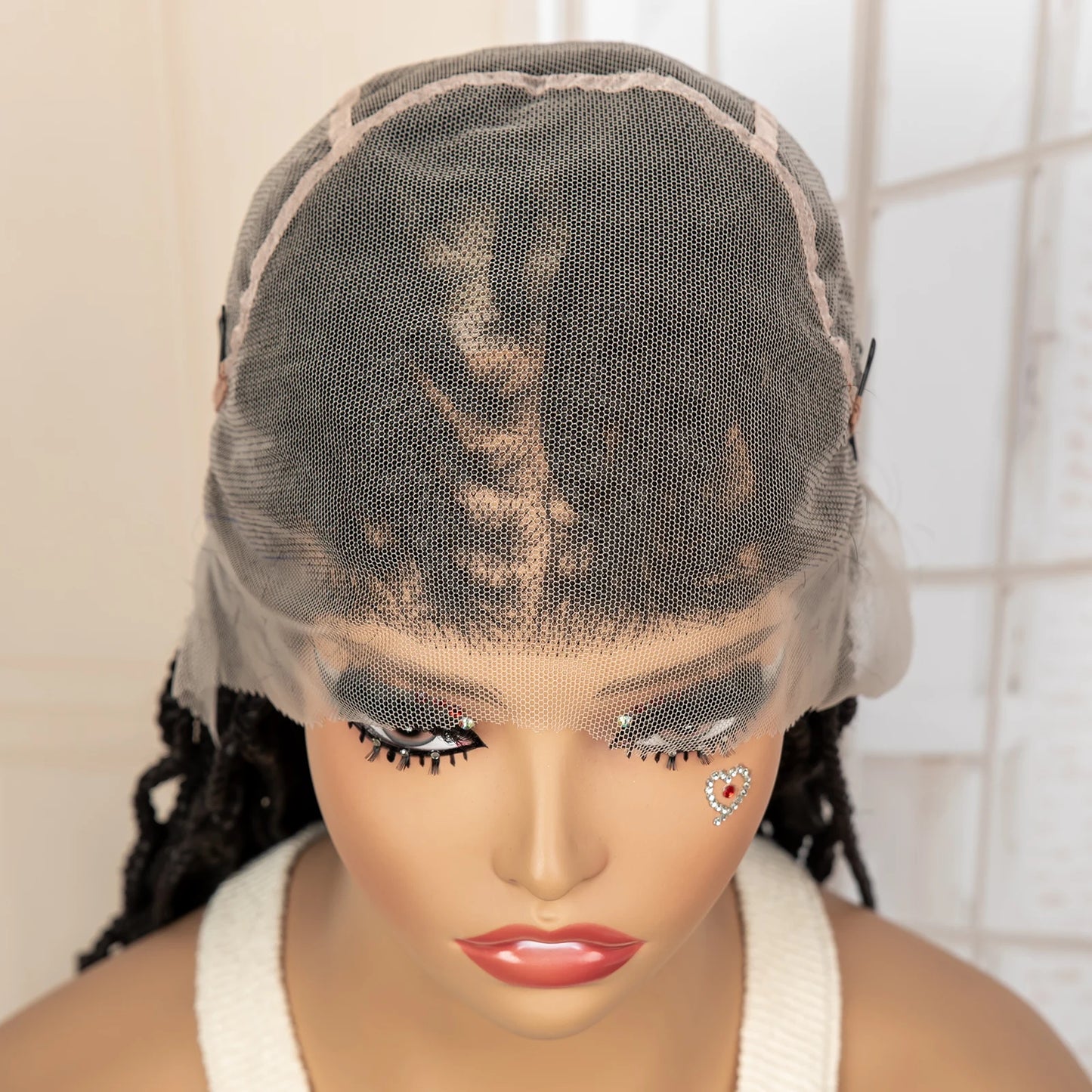 36" HD Full Lace Box Braided Wig | Ginger Color #350 | Lace Frontal Braids | Baby Hair | Synthetic Hair Wig