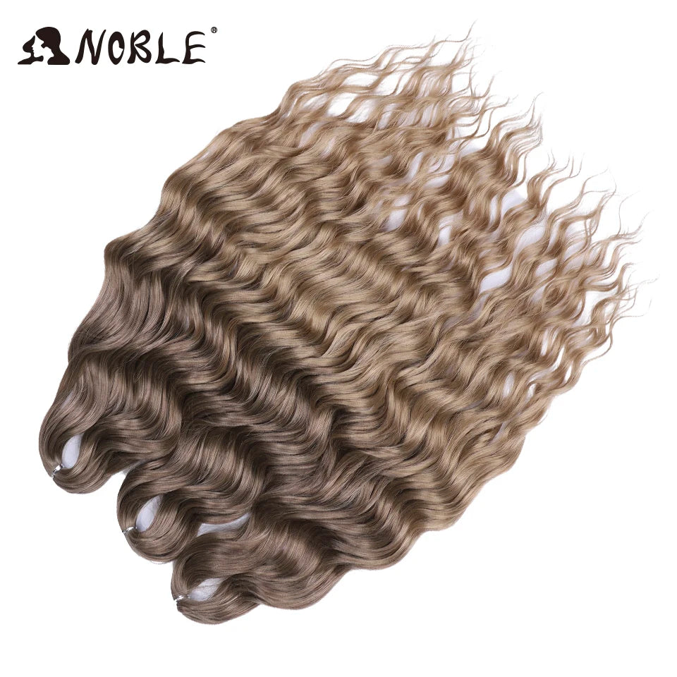 Synthetic Anna Curl Water Wave Crochet Braiding Hair – 24 Inch | 300g | 60 Strands | 88 Ombre & - view 92