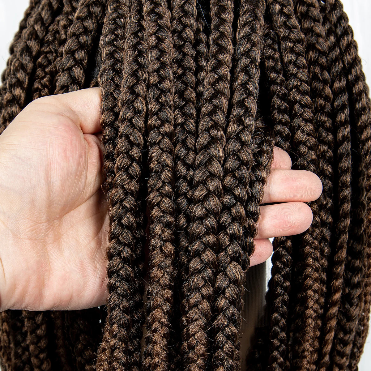 Pelucas trenzadas Bob para mujeres negras Peluca de encaje completo con trenzas estilo cornrow Peluca sintética de encaje frontal con trenzas de caja sin nudos con cabello de bebé