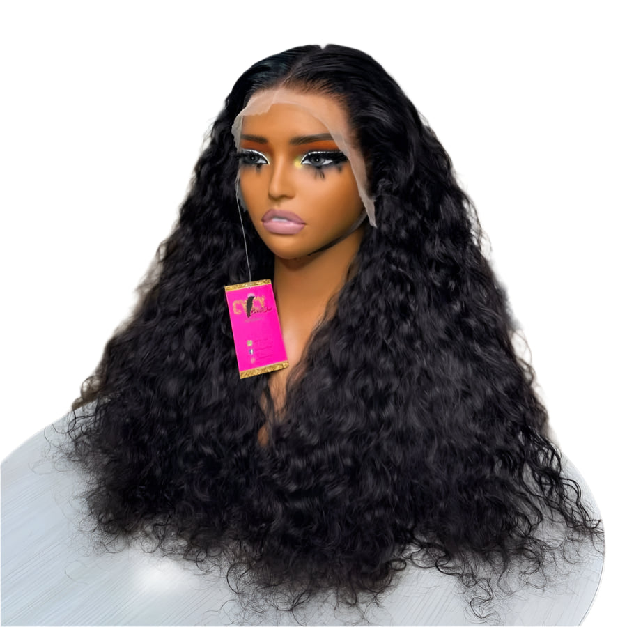 Real HD Transparent 13x6 Deep Wave Frontal Wig | Curly Human Hair | Glueless Luxegan
