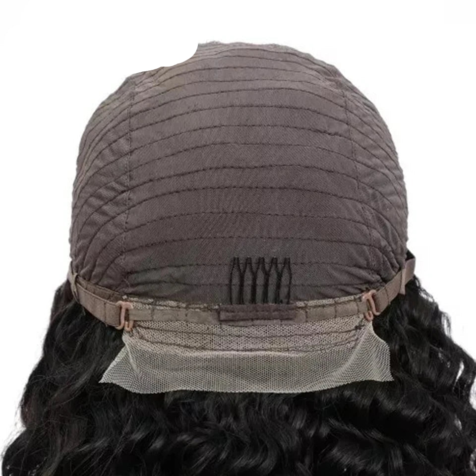 Deep Curly 13x4 HD Lace Front Wig | Brazilian Remy Human Hair | Wear & Go Luxegan