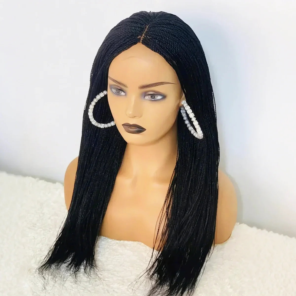 Senegalese Twist Braided Wig | Micro Twist & Box Braids | Full Lace Front | Kanekalon Hair | Black Women