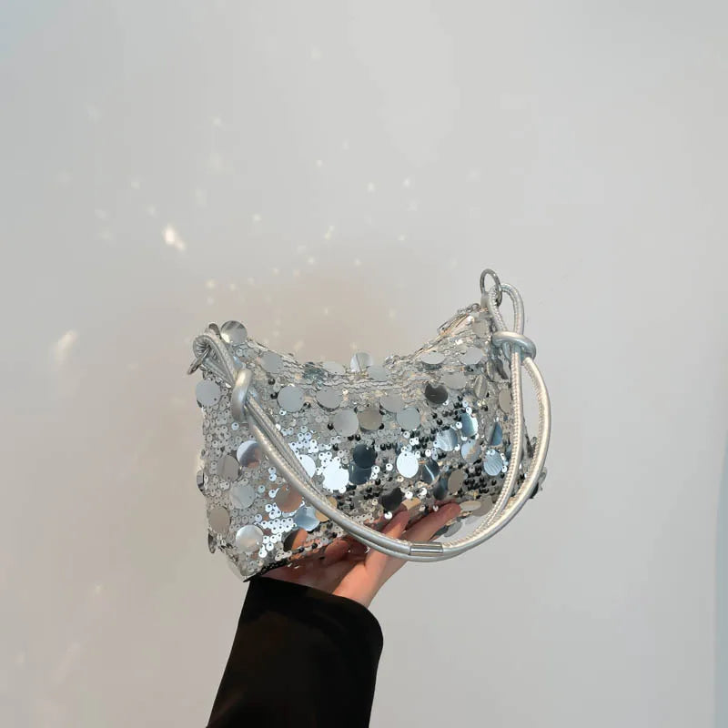 Fashionable Women's Personality Underarm Bag | Solid Color PU Leather Shoulder Crossbody Box Handbag Luxegan