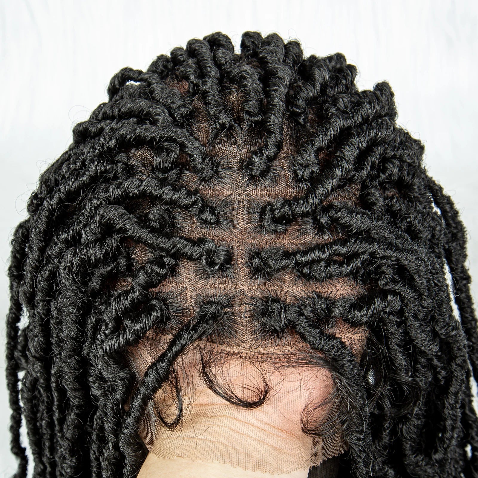 KIMA 36" Colorful Dreadlocks Braids Wig | Full Lace Front & Baby Hair Luxegan