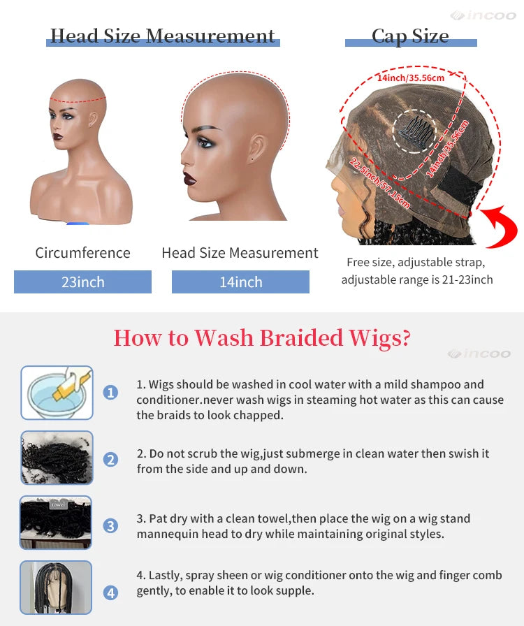 12" Short Bob Boho Braided Wig | 360 Full Lace Front | Goddess Box Braids & Curly Hair | Knotless Cornrow Wig - Luxegan