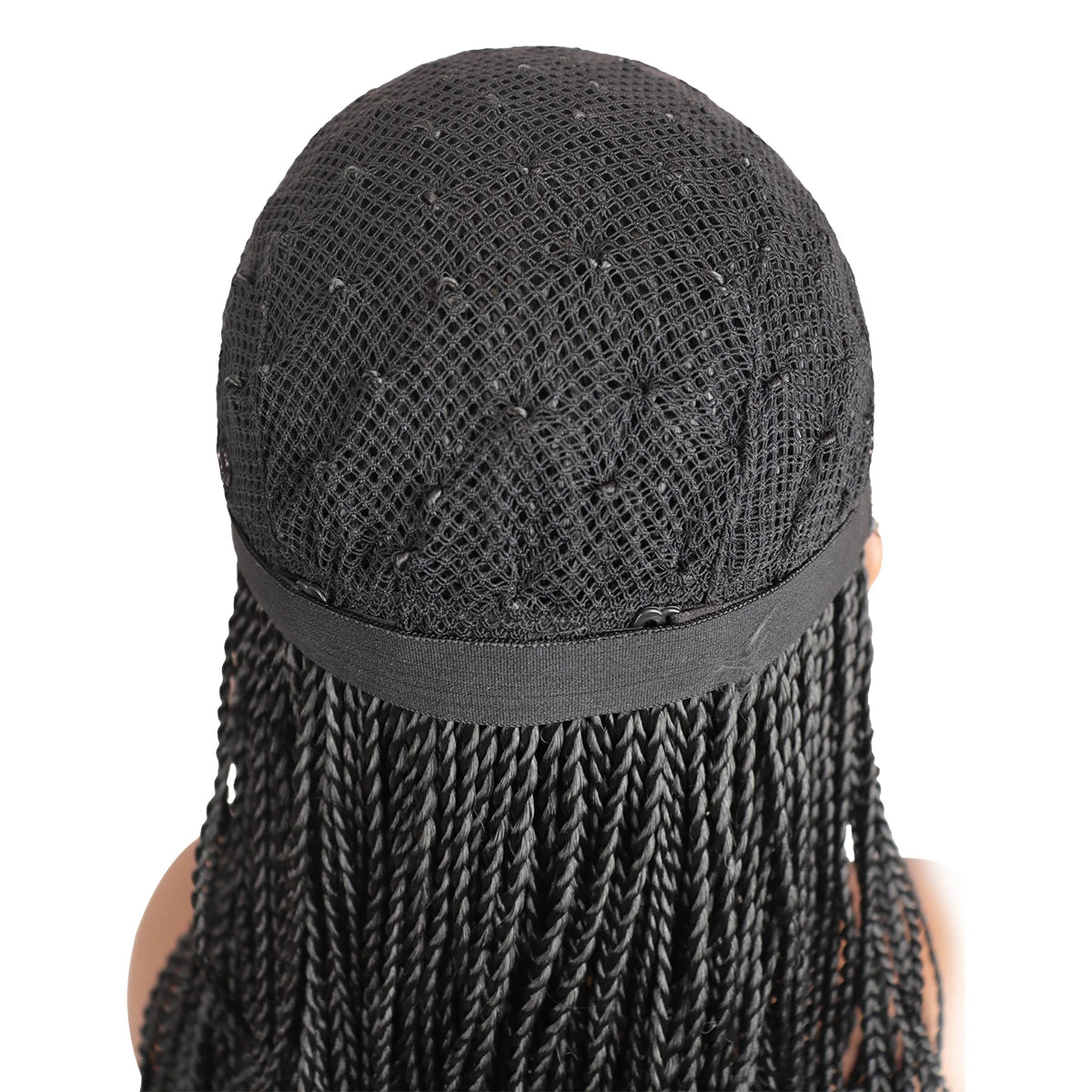 Passion Tribal Braids Wig | Red Dreadlocks & Micro Braids | Cornrow Accents | Synthetic Hair | Black Women