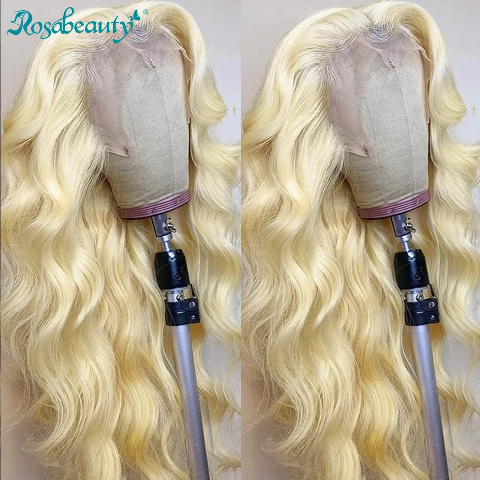 613 Blonde Body Wave Lace Front Wig | HD Transparent 13x4 / 13x6 Lace Frontal Human Hair Wig (Pre-Plucked for Black Women) Luxegan