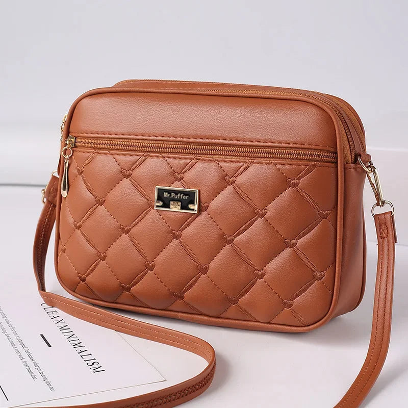 Women's Square Messenger Bag | Versatile Crossbody & Handbag Luxegan