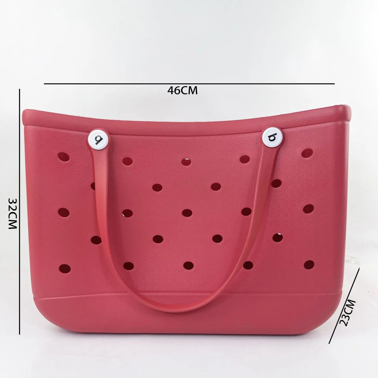 Beach EVA Bogg Bag | Rubber Waterproof Travel Tote Bag & Washable Handbag (For Sports, Beach, Market & Pool) Luxegan