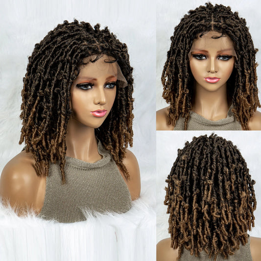 Lightweight Curly End Box Braids Wig | Lace Front Luxegan