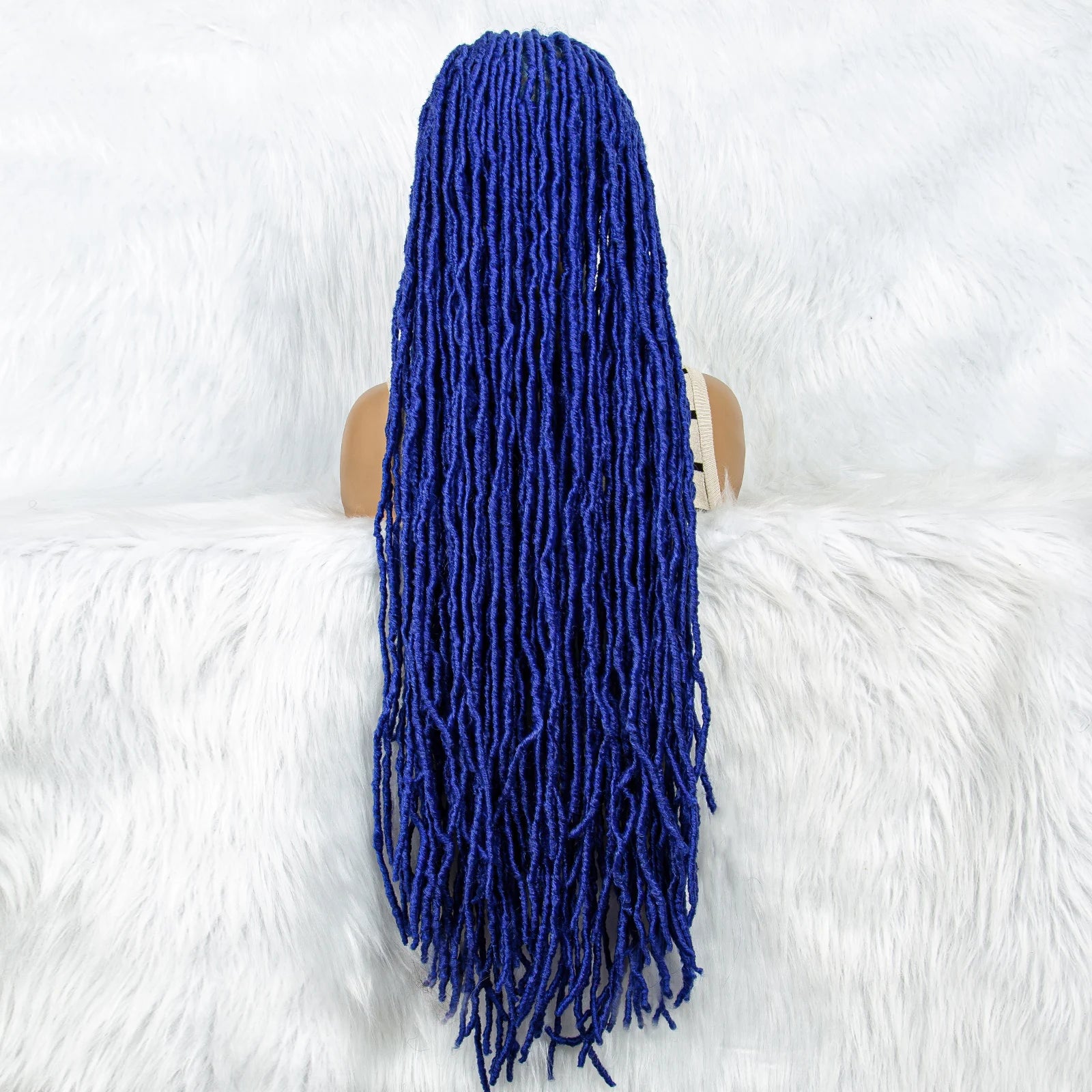 KIMA 36" Colorful Dreadlocks Braids Wig | Full Lace Front & Baby Hair Luxegan