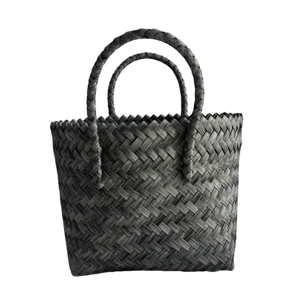 Handmade Woven Beach Basket | Large Capacity Shoulder Bag Luxegan