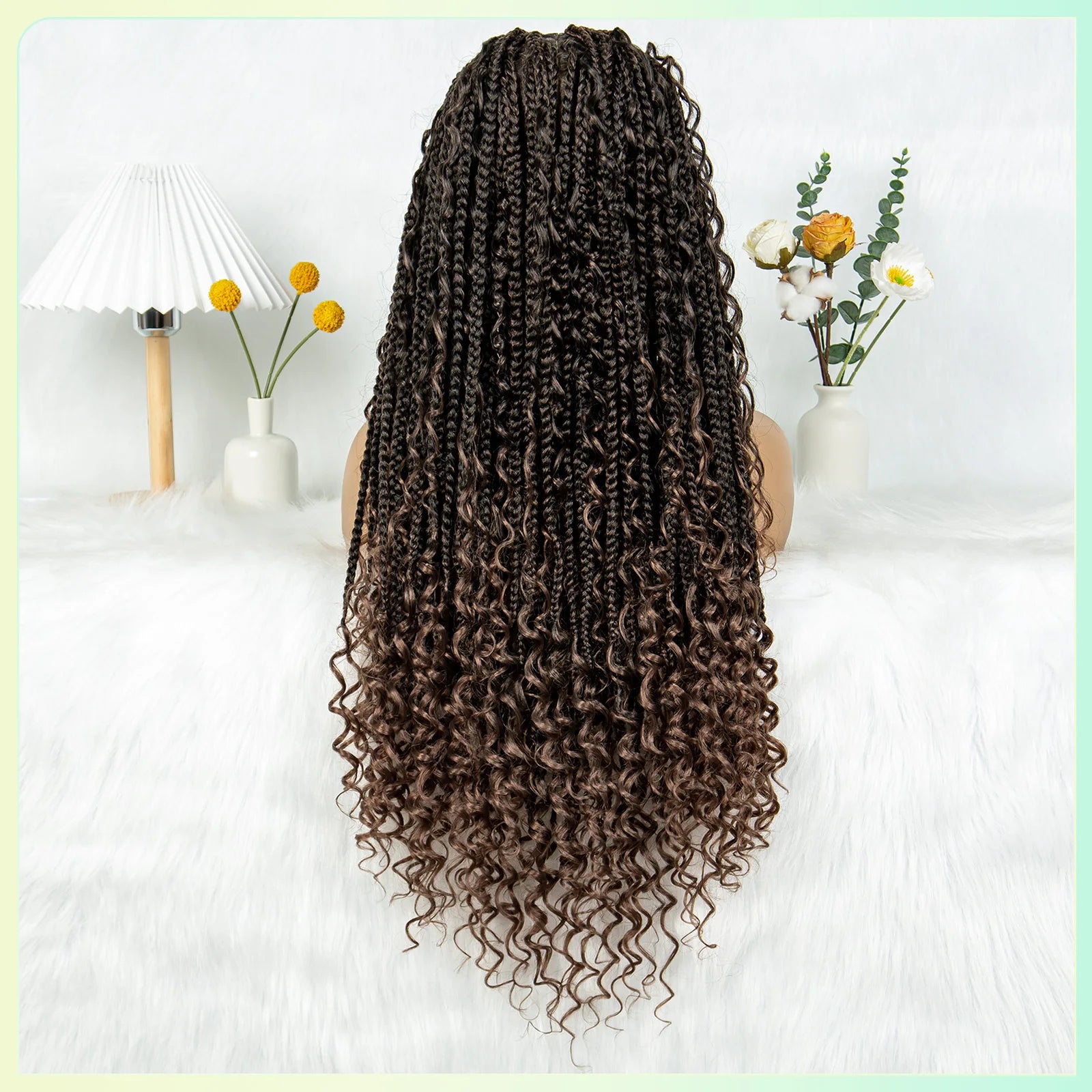 KIMA Box Twisted Dreadlocks Wig | Full Lace Front with Baby Hair Luxegan