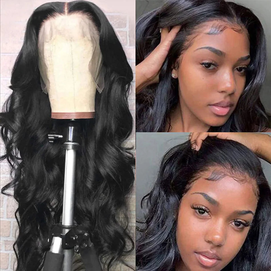 13x4 HD Lace Front Water Wave Wig | Long | 360 Lace Frontal | Brazilian Virgin Hair