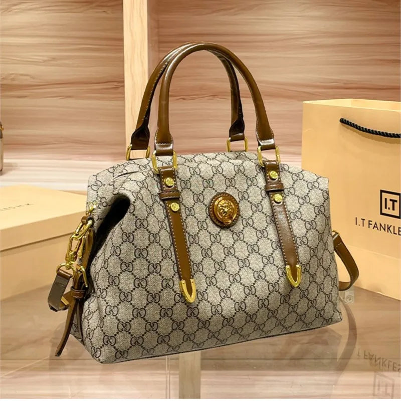 Ladies' Light Luxury Handbag | New High-End Designer Retro Handbag & Large Capacity Crossbody Bag Luxegan