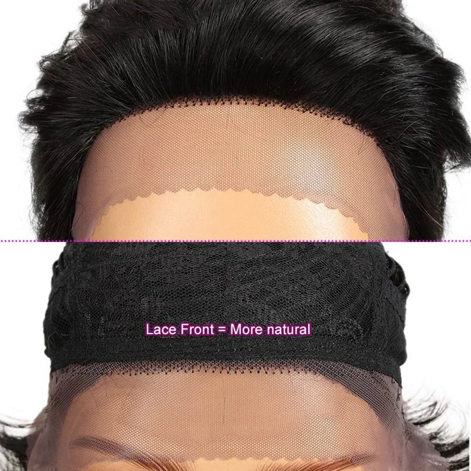 Pixie Cut Lace Front Wig | Short Straight Peruvian Human Hair for Black Women Luxegan
