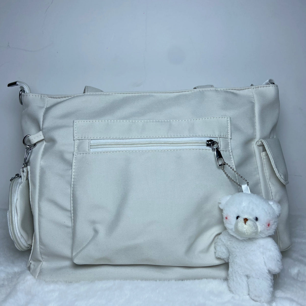 Simplicity Oxford Canvas Composite Shoulder Bag | Large Capacity Solid Color Lazy Style Commuter Tote & Crossbody Bag (Unisex) Luxegan