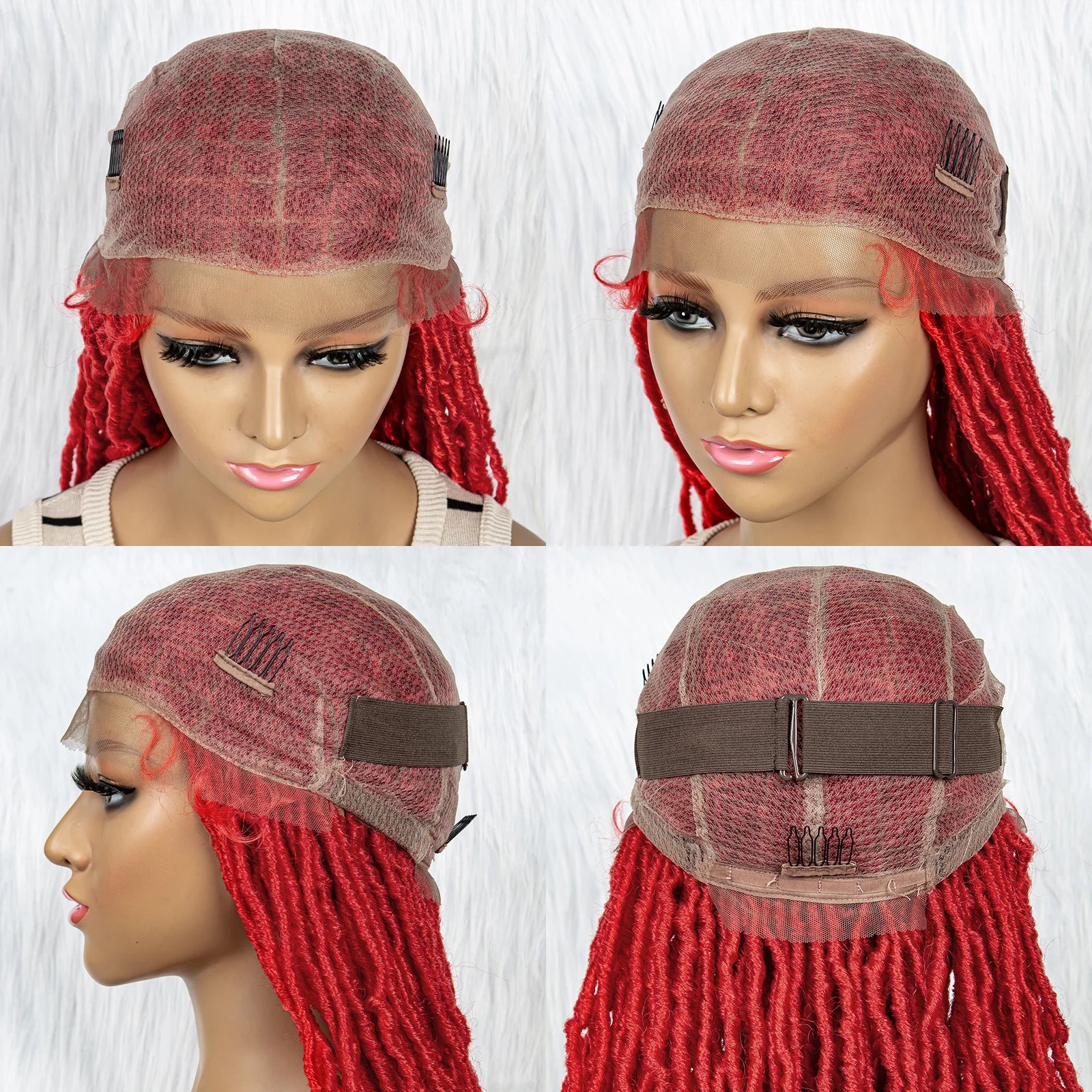 Dreadlock & Twist Box Braids Wig | Lace Front | Baby Hair | KIMA Synthetic Luxegan