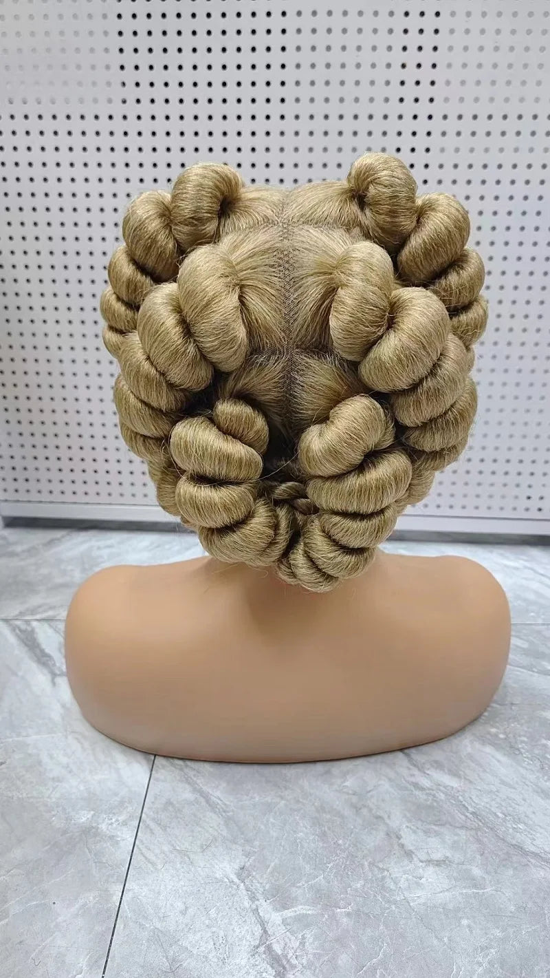 HD Full Lace Knotless Box Braids Wig | Handmade African Braiding Hair Luxegan