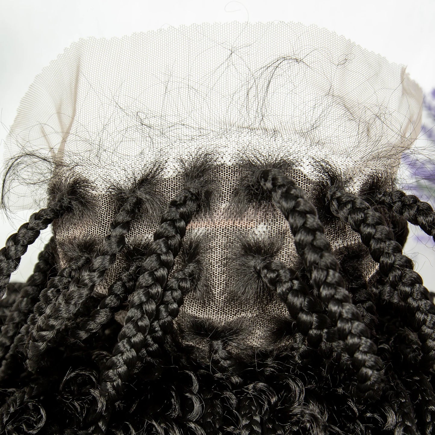 KIMA Box Braids Synthetic Wigs Full Lace  Dreadloks Braided Wigs Knotless Goddess Boho Braided Wigs Hair for Black Women