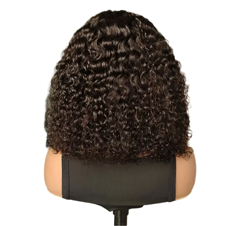 Wear & Go Glueless Water Wave Wig | 180% Density Pre-Cut HD Lace Front Brazilian Human Hair (Pre-Bleached Knots) Luxegan