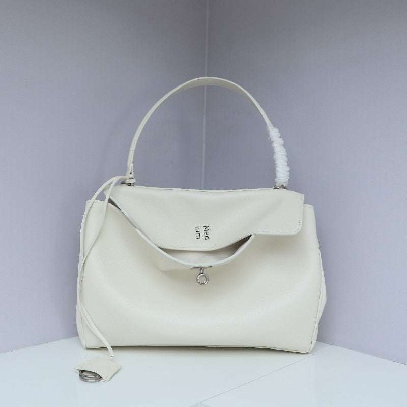 New Arrival B Home Rodeobag Large Capacity Kelly Tote | Genuine Cowhide Leather Soft Shoulder Messenger Bag with Lock Luxegan