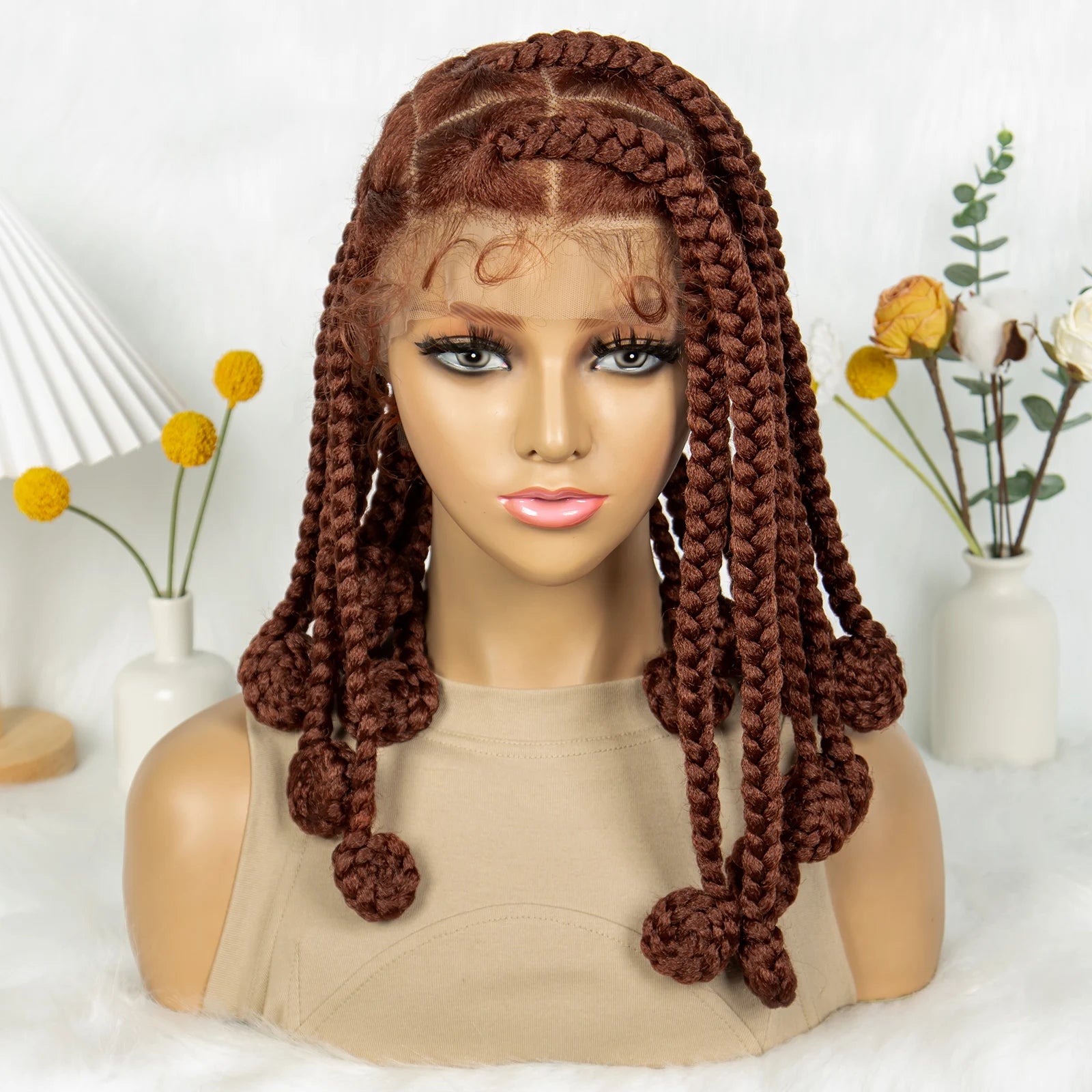 KIMA Chunky Knotless Bantu Box Braids Wig | Full Lace Luxegan