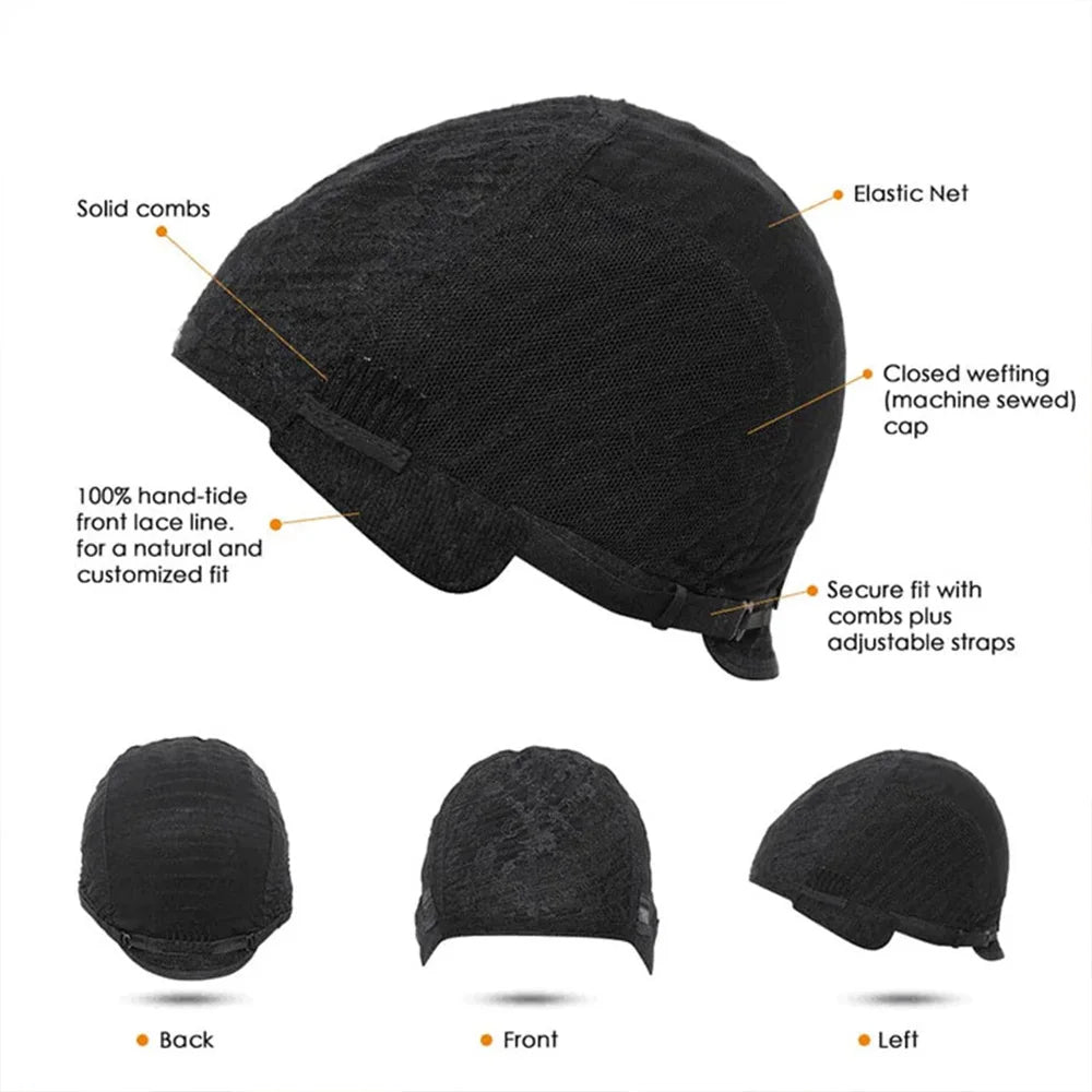 Short Pixie Cut Wig Human Hair | Machine Made Wig with Bangs | Brazilian Remy Hair | Pixie Wig for Black Women - Luxegan