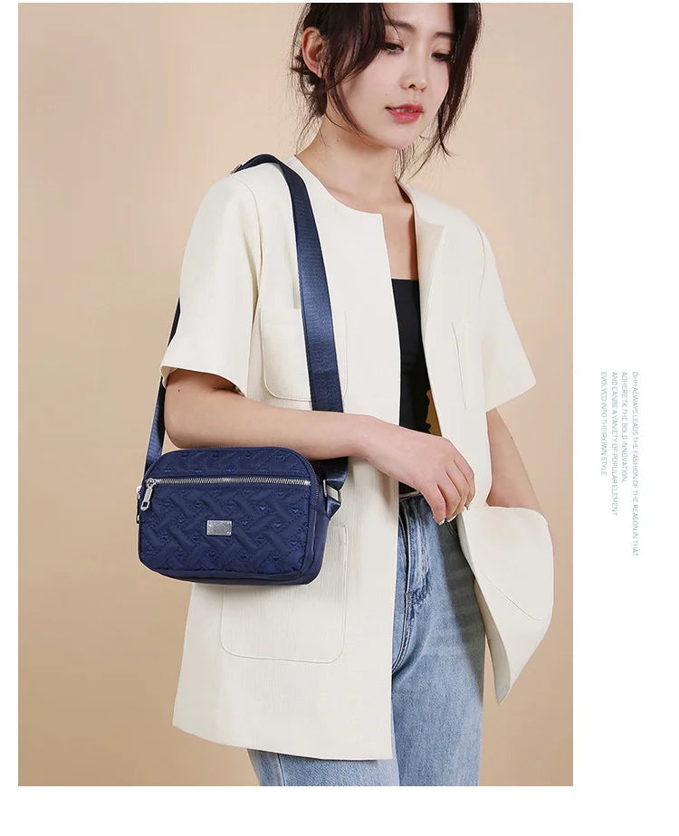 Casual Women's Small Square PU Leather Crossbody Messenger Bag | Fashion Lightweight Underarm Shoulder Handbag (Bolso Mujer) Luxegan