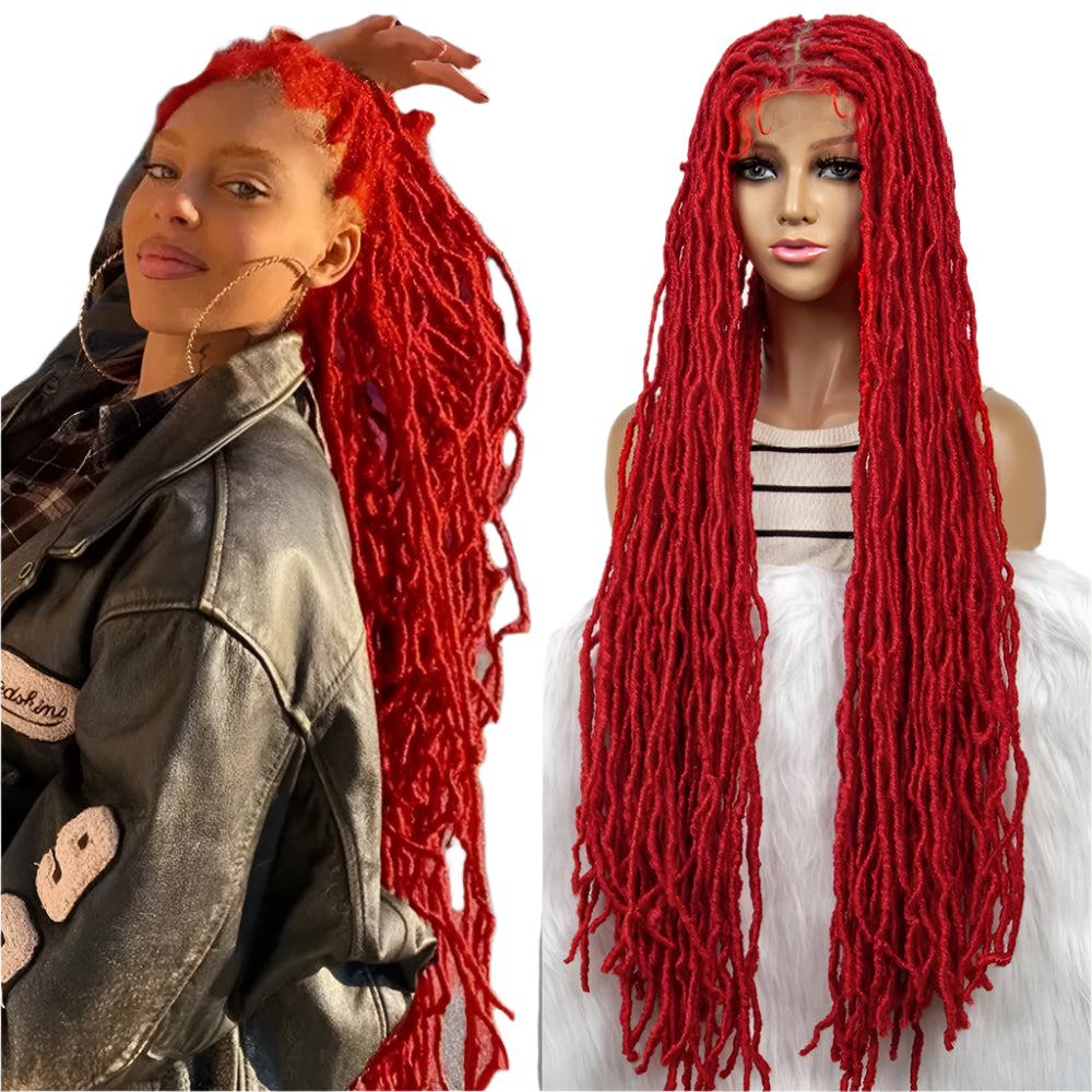 Dreadlock & Twist Box Braids Wig | Lace Front | Baby Hair | KIMA Synthetic Luxegan
