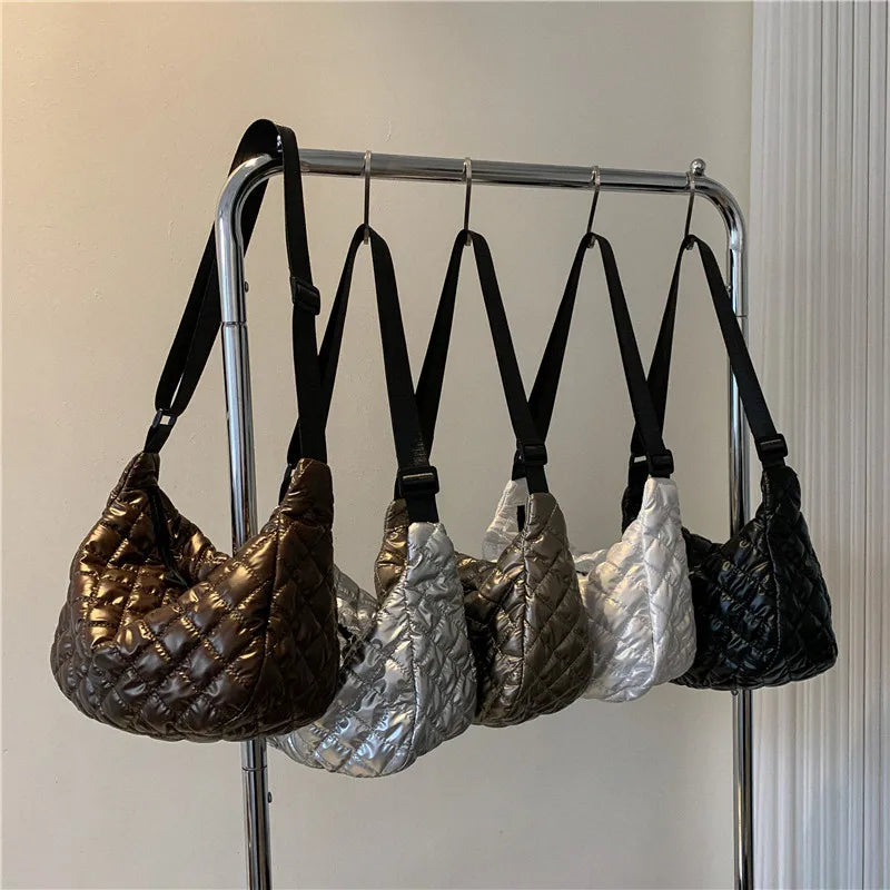 Space Cotton Shoulder Bag | Fashion Square Bag & Crossbody Bag Luxegan