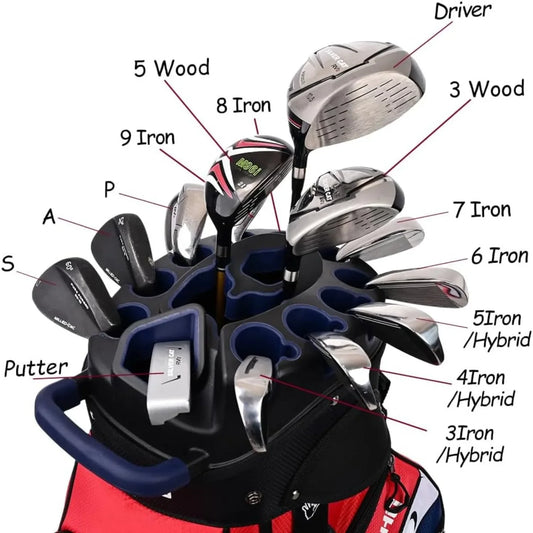 T-Lock Golf Cart Storage Bag | Sophisticated "14-Way Organizer" Silhouette | Premium Protective - view 2