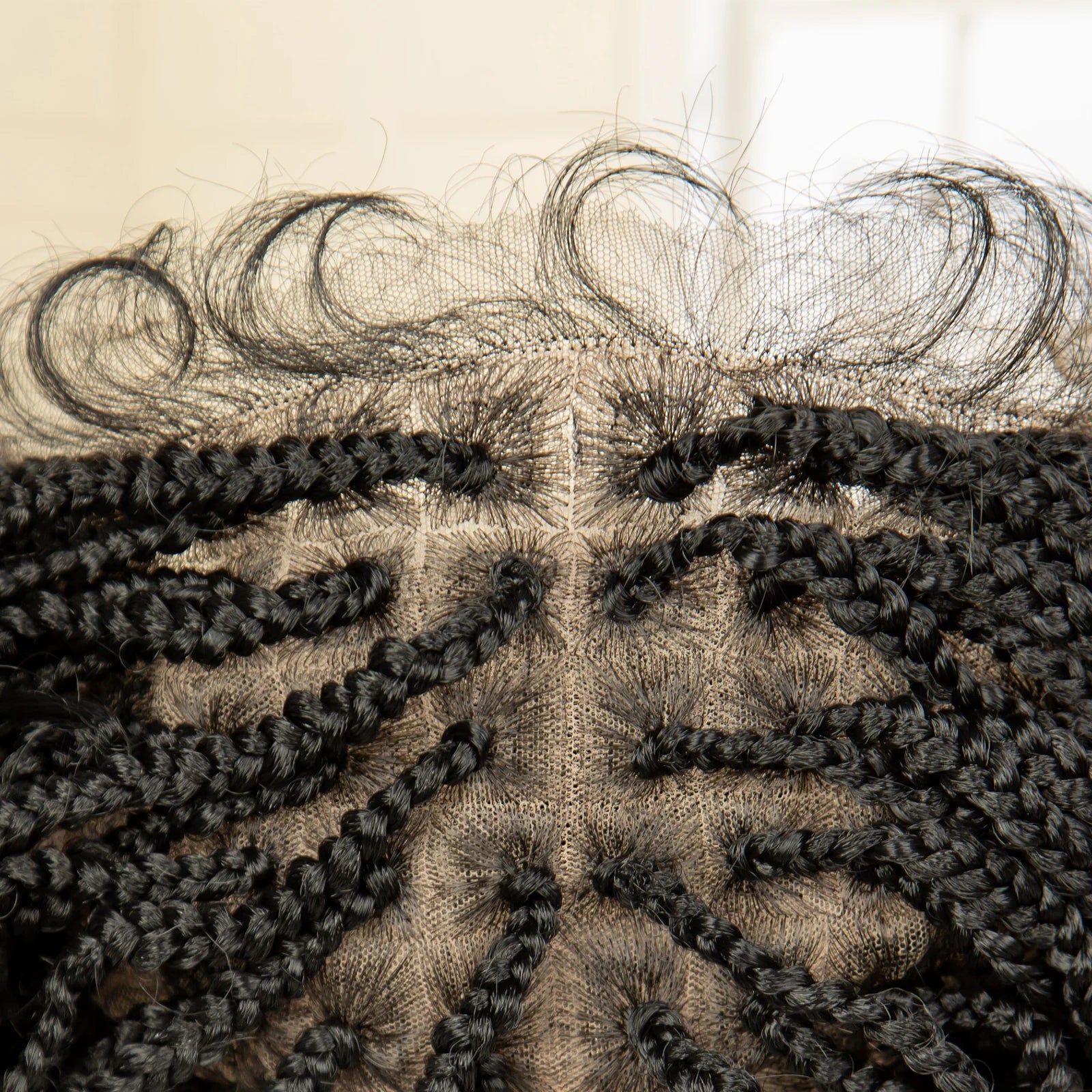32 Inch Senegalese Twist Braided Wig - Knotless - Full Lace - Synthetic - with Baby Hair