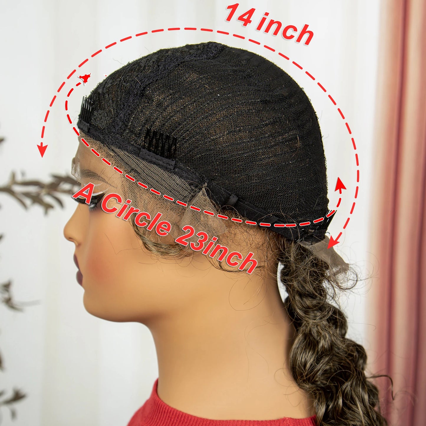 Curly Cornrow Twist Braids Wig | 13x1 T Part Lace | Water Wave | Black Women Luxegan