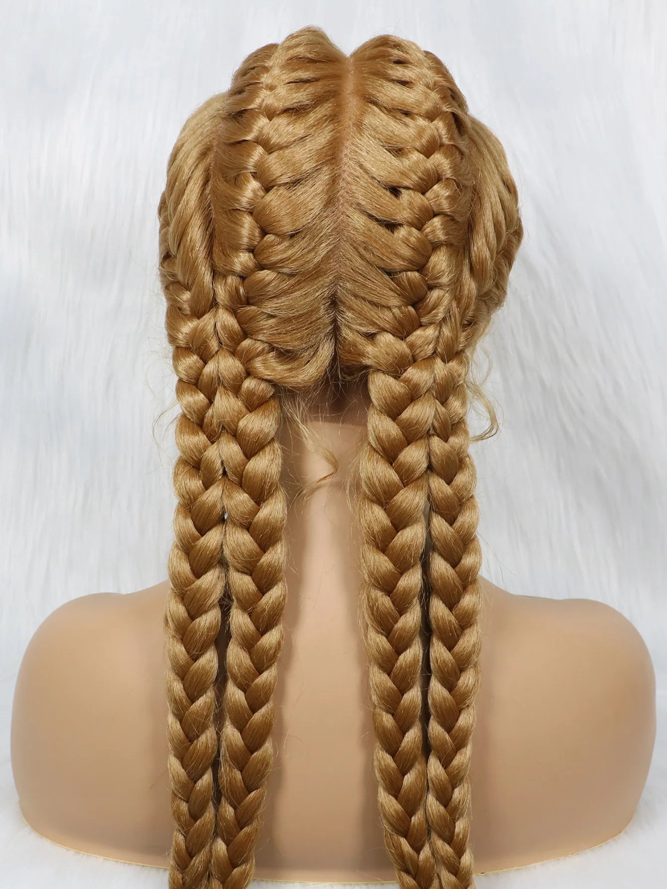 KIMA New Arrival 26" Braided Wig | Lace Front with Baby Hair Luxegan