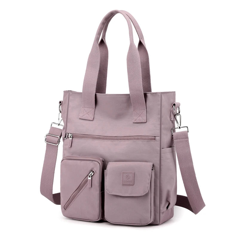 Women's Shoulder Bag High Quality Top-handle Bag Nylon Female Travel Bags | Large Capacity Shopping Bags Crossbody Bag For Ladies Luxegan