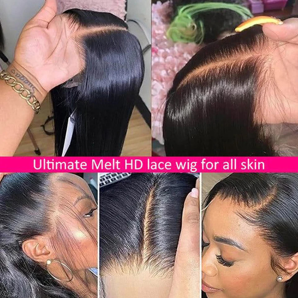 Brazilian Body Wave T-Part Lace Wig | Transparent Human Hair (Glueless, On Sale Clearance) Luxegan