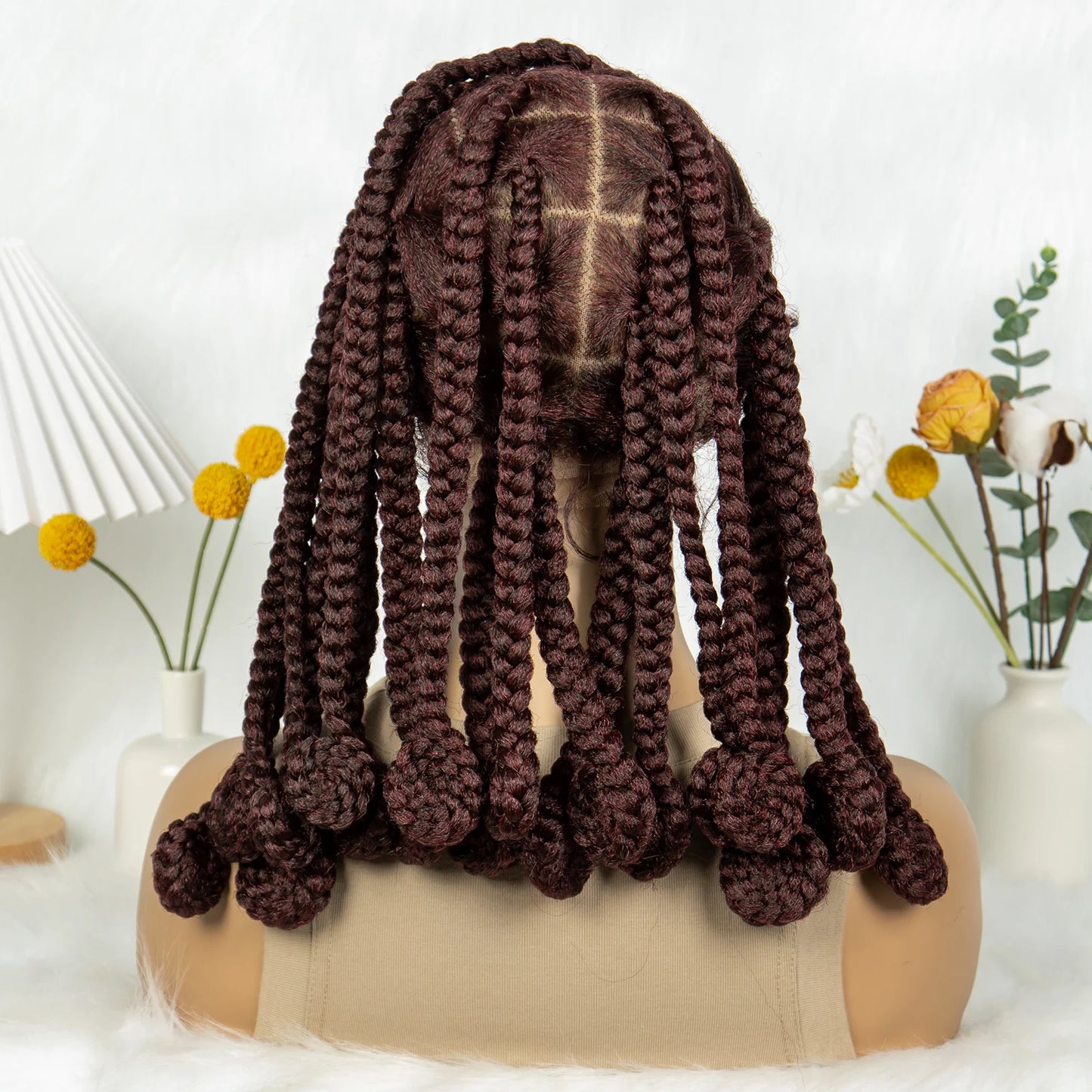 KIMA Chunky Knotless Bantu Box Braids Wig | Full Lace Luxegan